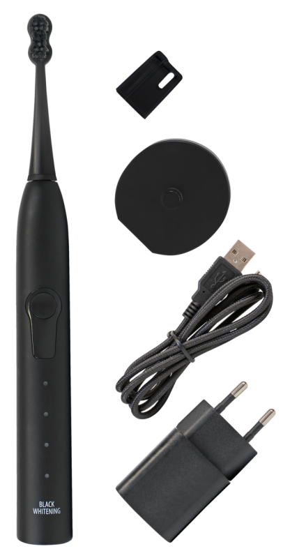 MEGASMILE Звукова гідроактивна зубна щітка Чорнильно чорний