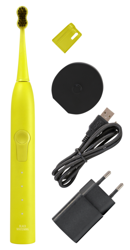 MEGASMILE Звукова гідроактивна зубна щітка Електричний жовтий
