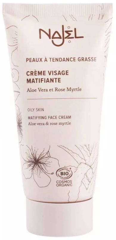 Najel Матуючий крем для обличчя із миртовою трояндою
