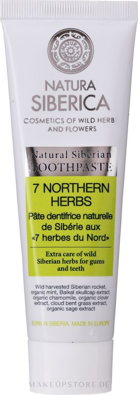Natura Siberica Зубна паста 7 Північних трав Захист від кровоточивості ясен