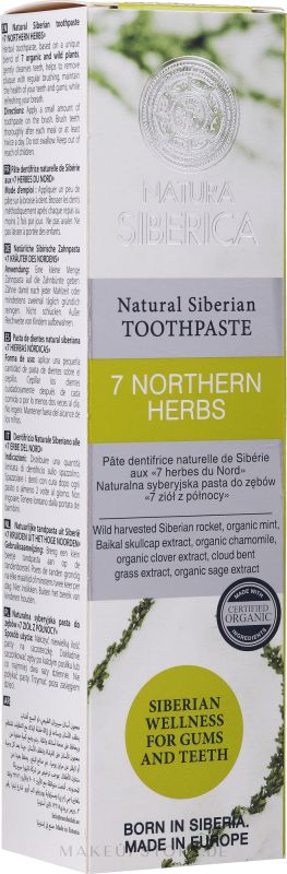 Natura Siberica Зубна паста 7 Північних трав Захист від кровоточивості ясен