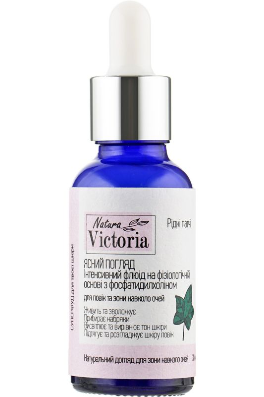 Natura Victoria Рідкі патчі для повік та зони навколо очей Ясний погляд