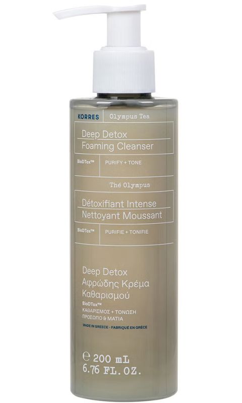 Korres Крем-гель для глибокого очищення з гірським чаєм