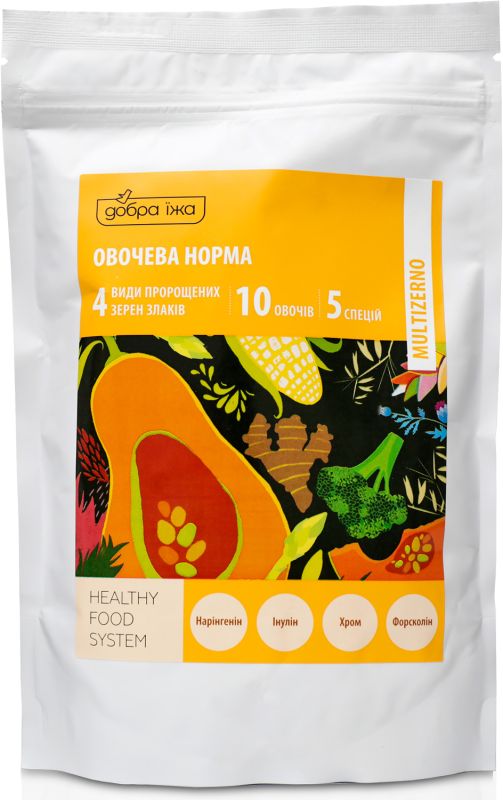 Добра їжа Суперфуд Овочева норма для здоров'я, краси та сили