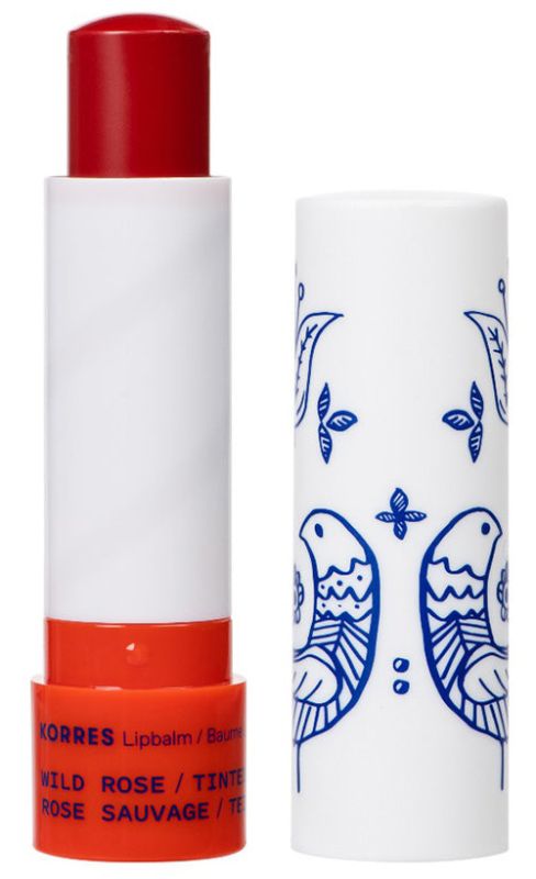 Korres Бальзам для губ у відтінку Шипшина (Дика Троянда)