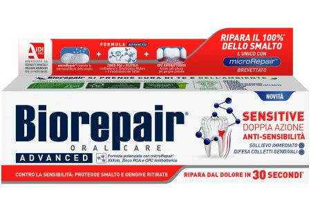 BioRepair Зубна паста Для чутливих зубів з подвійною дією