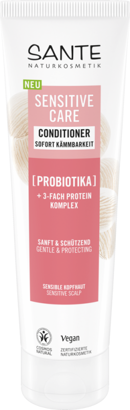Sante БІО-Кондиціонер Sensitive Care для захисту чутливої шкіри голови з пробіотиками