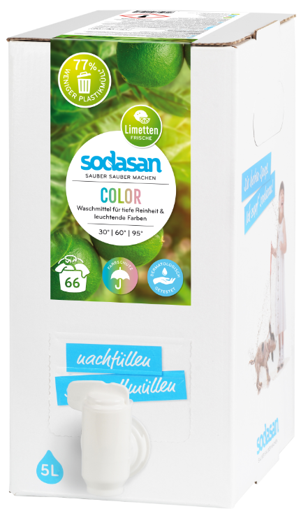 Sodasan Жидкое средство для стирки Color Лайм (BAG in BOX)