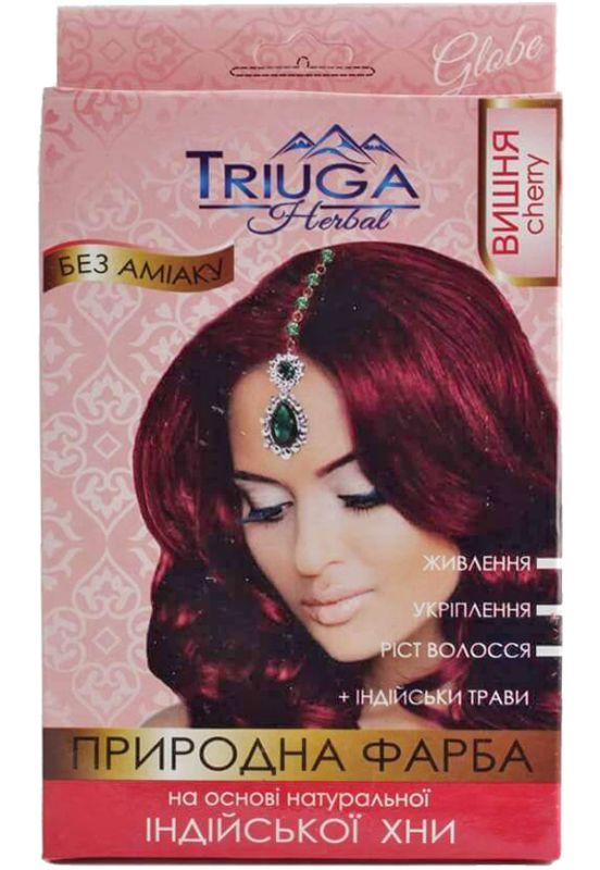 Триюга Хербал Краска для волос на основе хны – Вишня