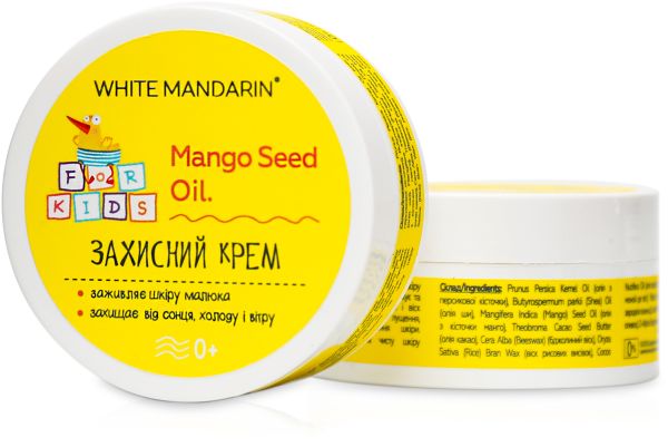 White mandarin Захисний дитячий крем FOR KIDS 0+