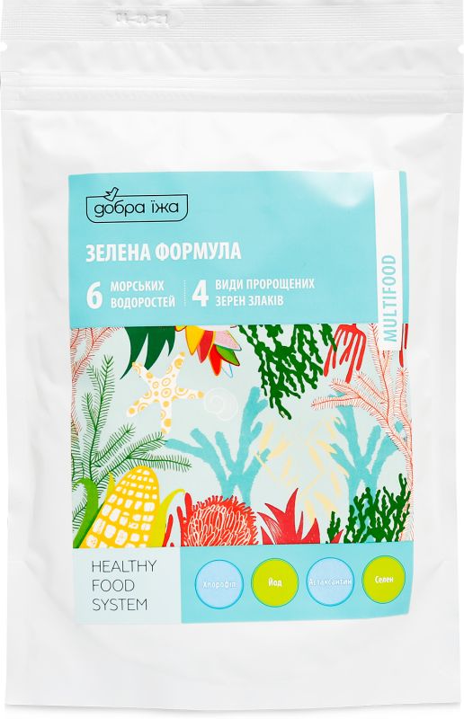 Добра їжа Зеленая формула для здоров'я, краси та сили