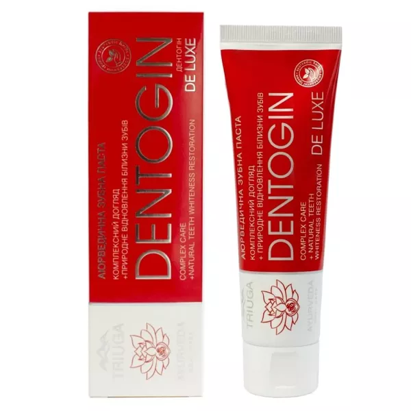 Triuga Зубна паста Дентогін DeLuxe Природне відновлення білизни зубів